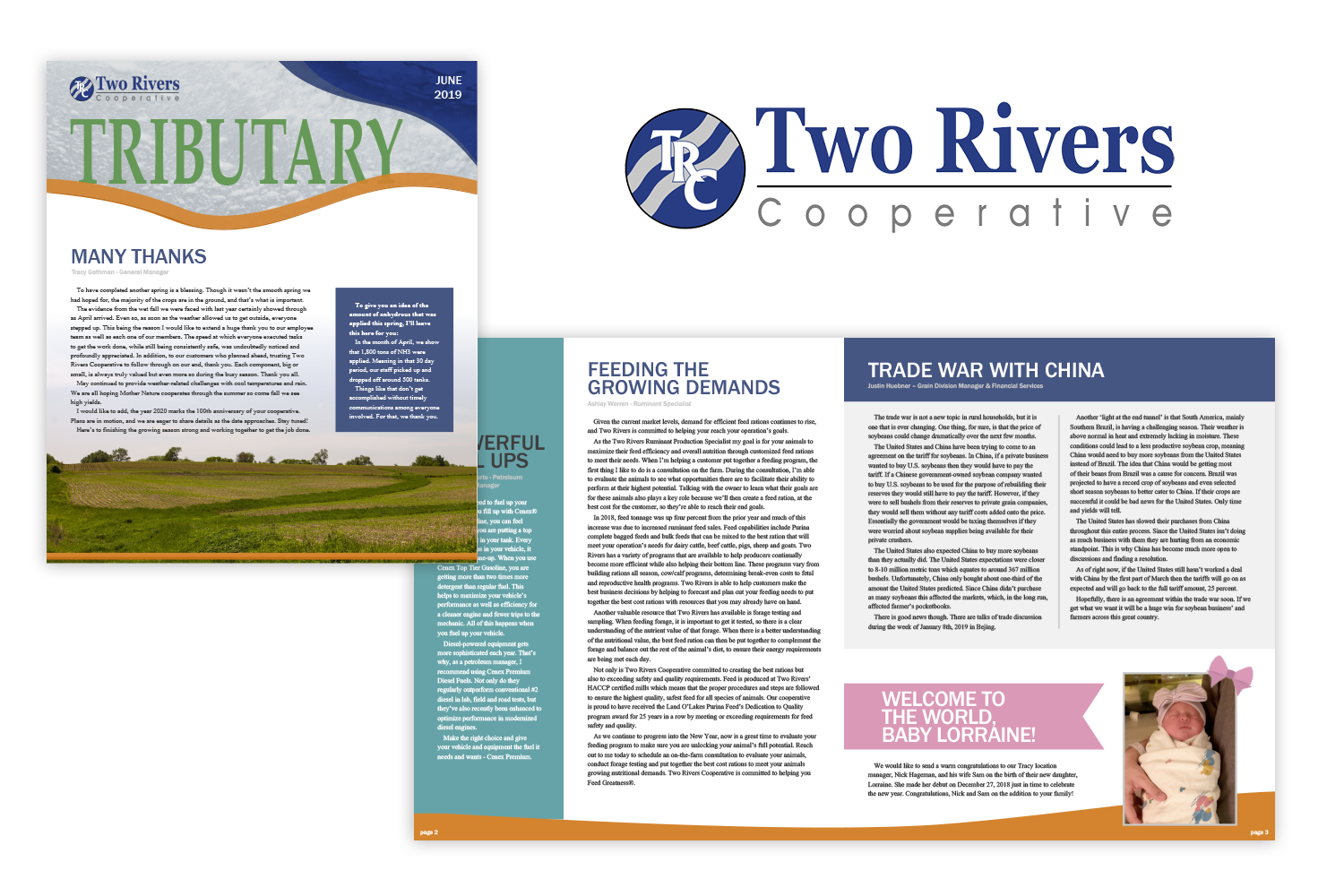 Two Rivers Cooperative Tributary Newsletter